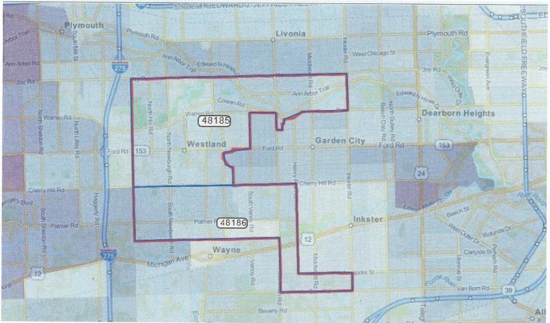 Westland city boundaries